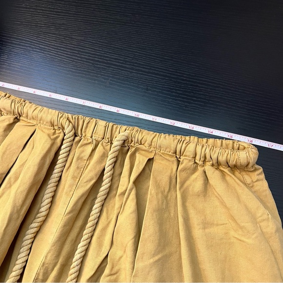 Free People Kahlani Harem Pull-On Pants Gold Medium NWT - Picture 13 of 15